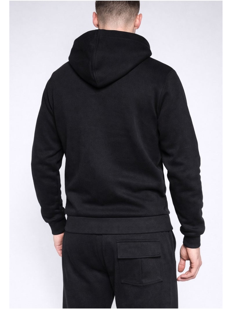 Sweat à capuche zippé Kebello Noir Noir - Kiabi