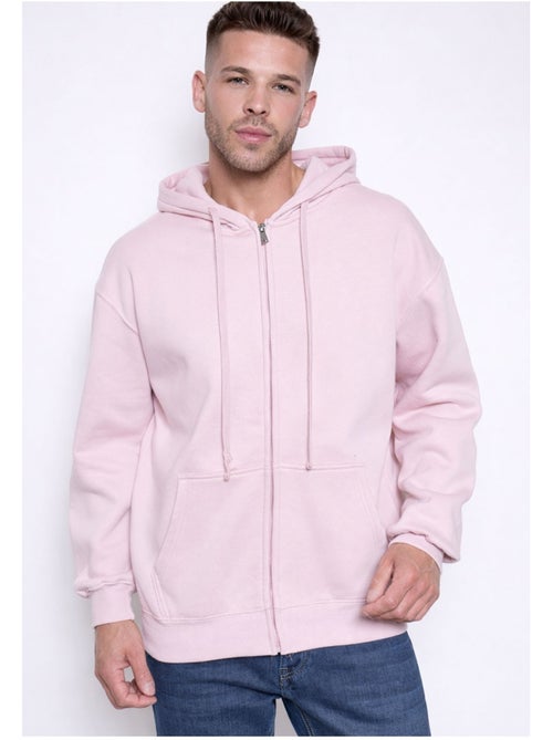 Sweat à capuche zippé Kebello - Kiabi