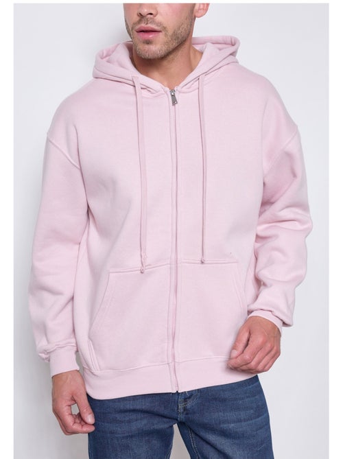 Sweat à capuche zippé Kebello - Kiabi