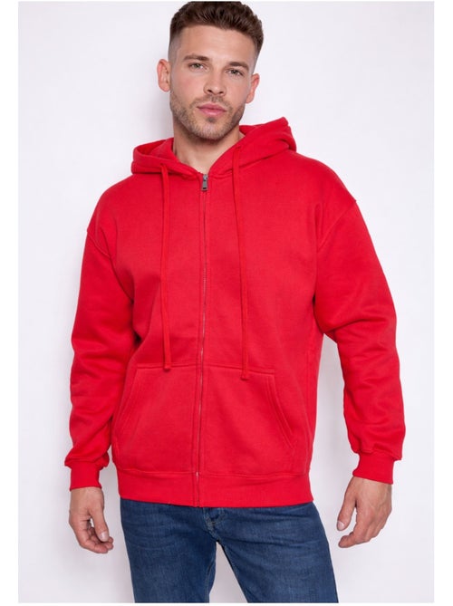 Sweat à capuche zippé Kebello - Kiabi