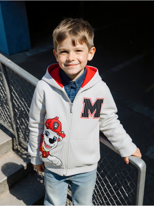 Sweat à capuche zippé   | Licence Officielle Pat Patrouille - Kiabi