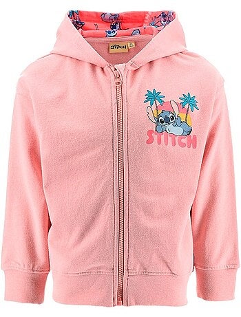 Sweat à Capuche Zippé Lilo et Stitch | Licence Officielle