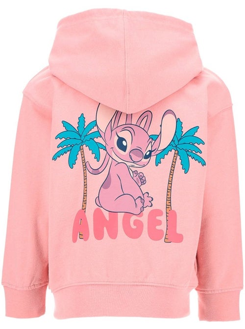 Sweat à Capuche Zippé Lilo et Stitch | Licence Officielle - Kiabi