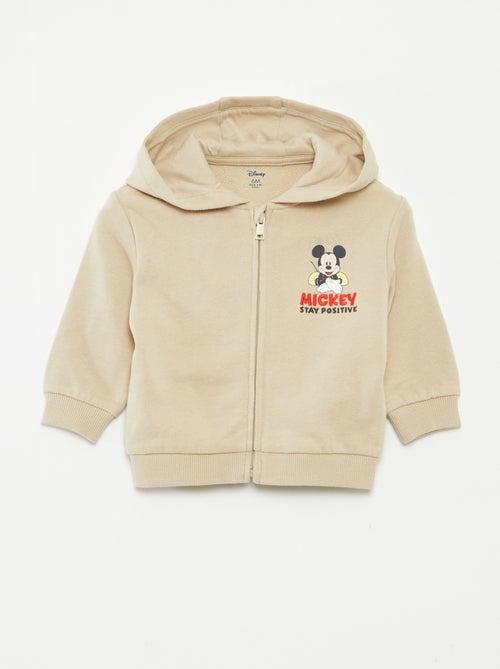 Sweat à capuche zippé 'Mickey' - Kiabi