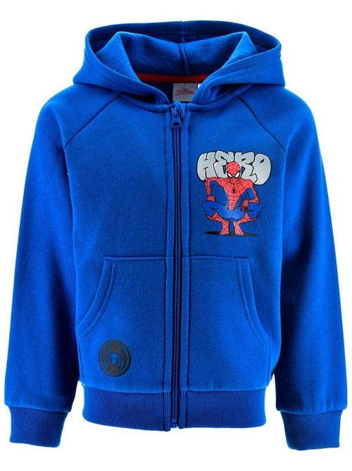 Sweat à Capuche Zippé Spiderman| Licence Officielle - Kiabi Sweat à Capuche Zippé Spiderman| Licence Officielle - Kiabi