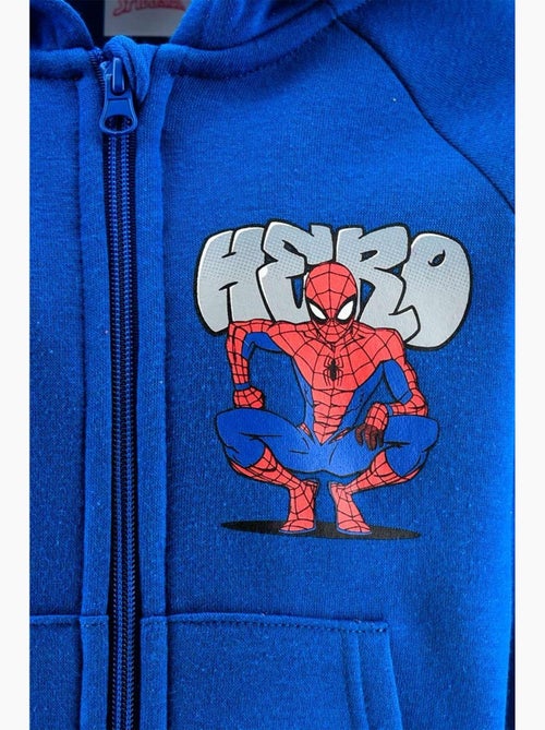 Sweat à Capuche Zippé Spiderman| Licence Officielle - Kiabi Sweat à Capuche Zippé Spiderman| Licence Officielle - Kiabi