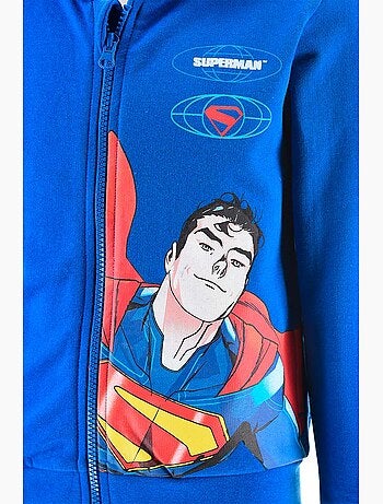 Sweat à Capuche Zippé Superman | Licence Officielle