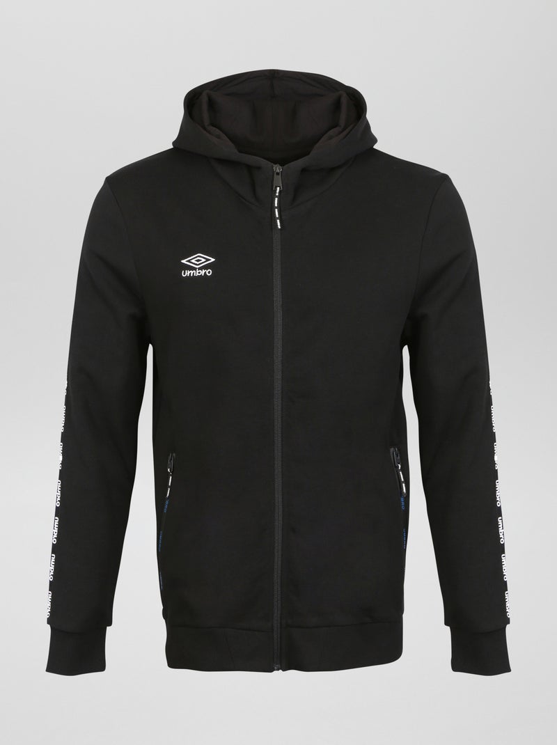 Sweat à capuche zippé 'Umbro' Noir - Kiabi