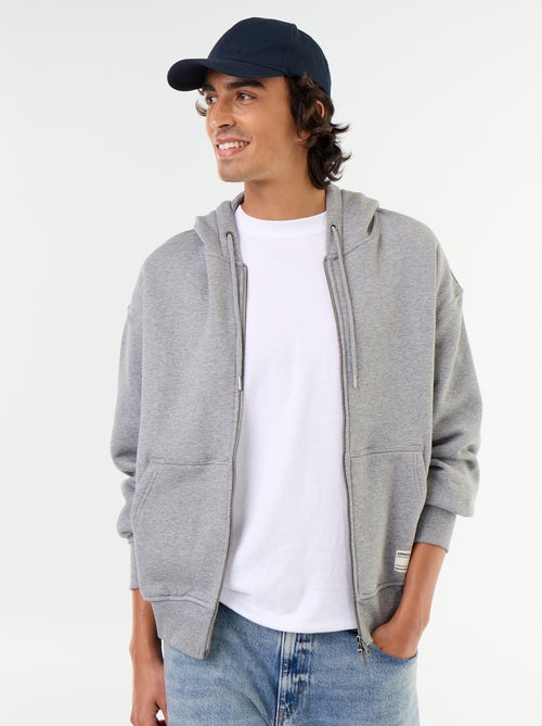 sweat à capuche zippée uni - Kiabi sweat à capuche zippée uni - Kiabi