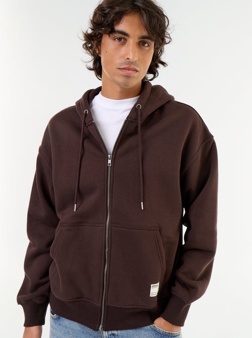 sweat à capuche zippée uni - Kiabi sweat à capuche zippée uni - Kiabi