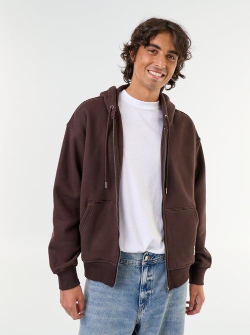 sweat à capuche zippée uni - Kiabi sweat à capuche zippée uni - Kiabi