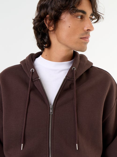 sweat à capuche zippée uni - Kiabi sweat à capuche zippée uni - Kiabi