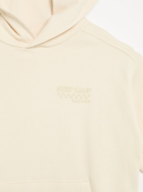 Sweat à capuches et manches courtes - Kiabi