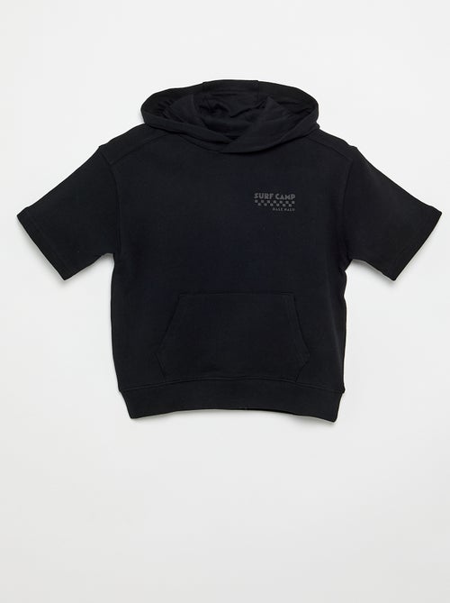 Sweat à capuches et manches courtes - Kiabi