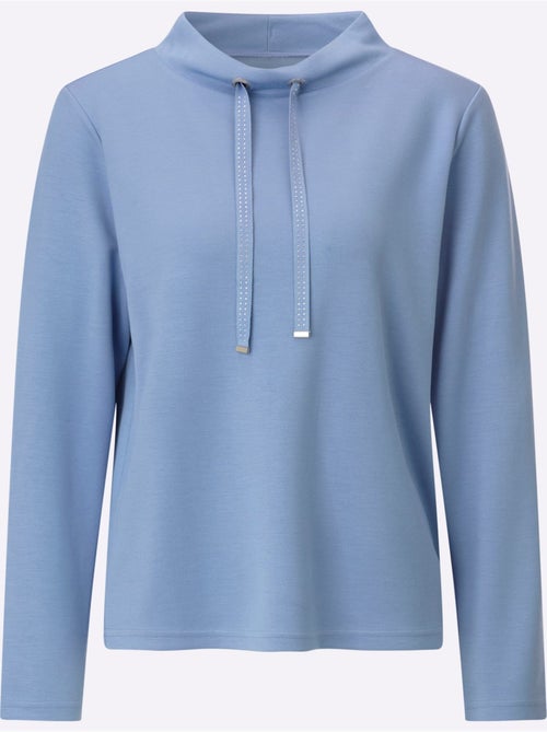 Sweat à Col Montant 50% Modal - Taille Standard - Helline - Kiabi