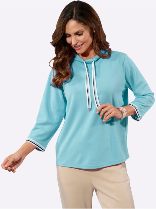 Sweat à Col Montant 50% Modal (tencel) - Taille Standard - Witt - Kiabi