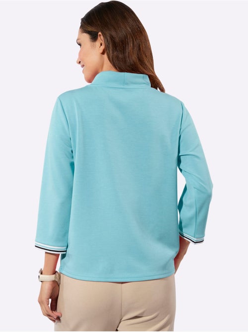 Sweat à Col Montant 50% Modal (tencel) - Taille Standard - Witt - Kiabi