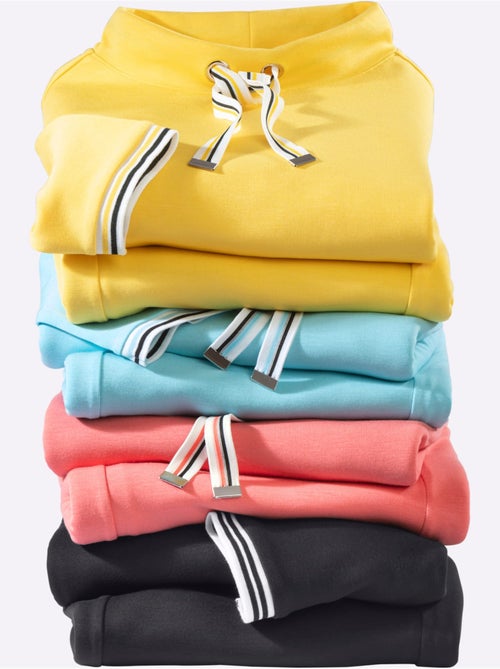Sweat à Col Montant 50% Modal (tencel) - Taille Standard - Witt - Kiabi Sweat à Col Montant 50% Modal (tencel) - Taille Standard - Witt - Kiabi