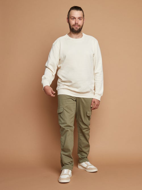 Sweat à col rond - collection facile à enfiler - Kiabi