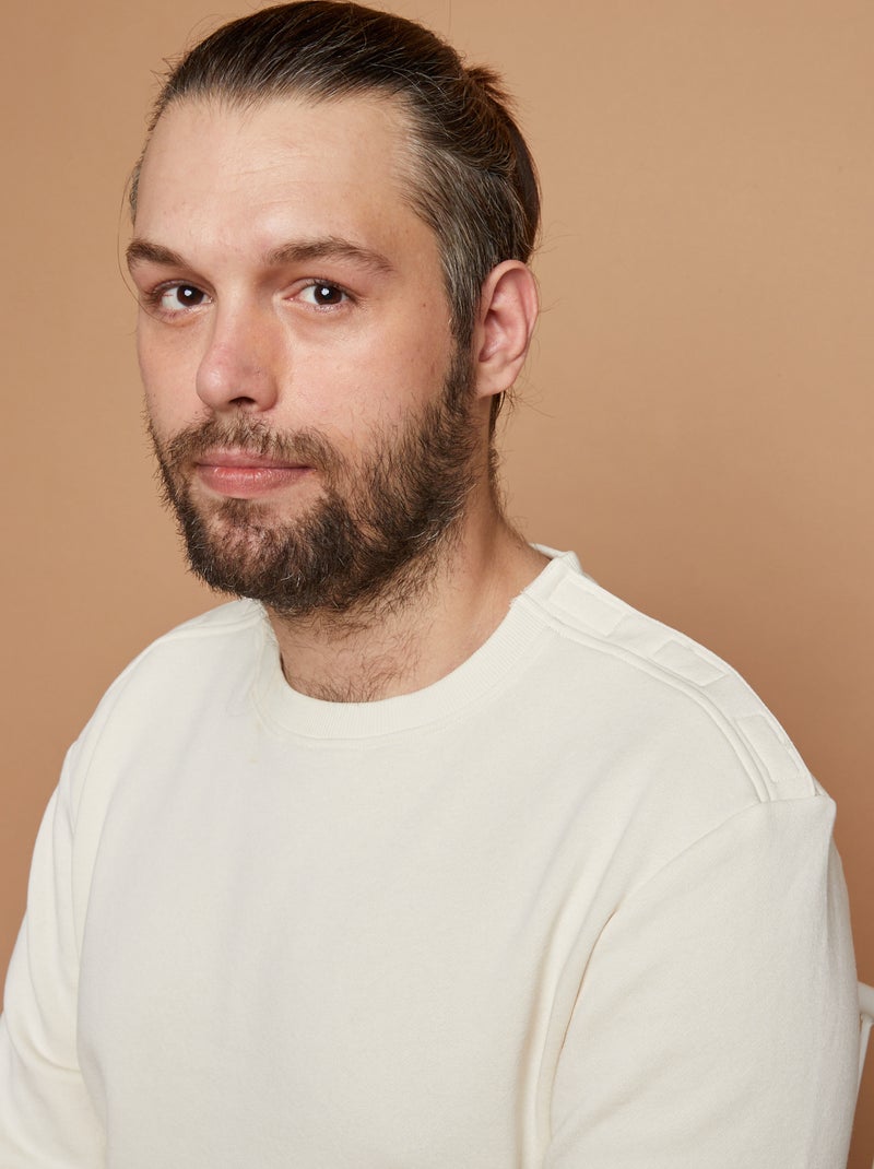 Sweat à col rond - So Easy Blanc - Kiabi