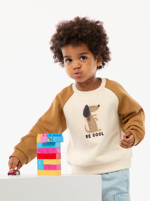 Sweat à col rond animé - Kiabi