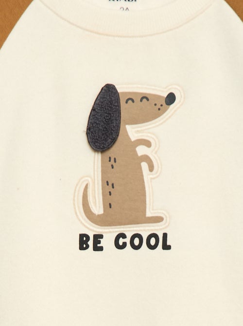 Sweat à col rond animé - Kiabi