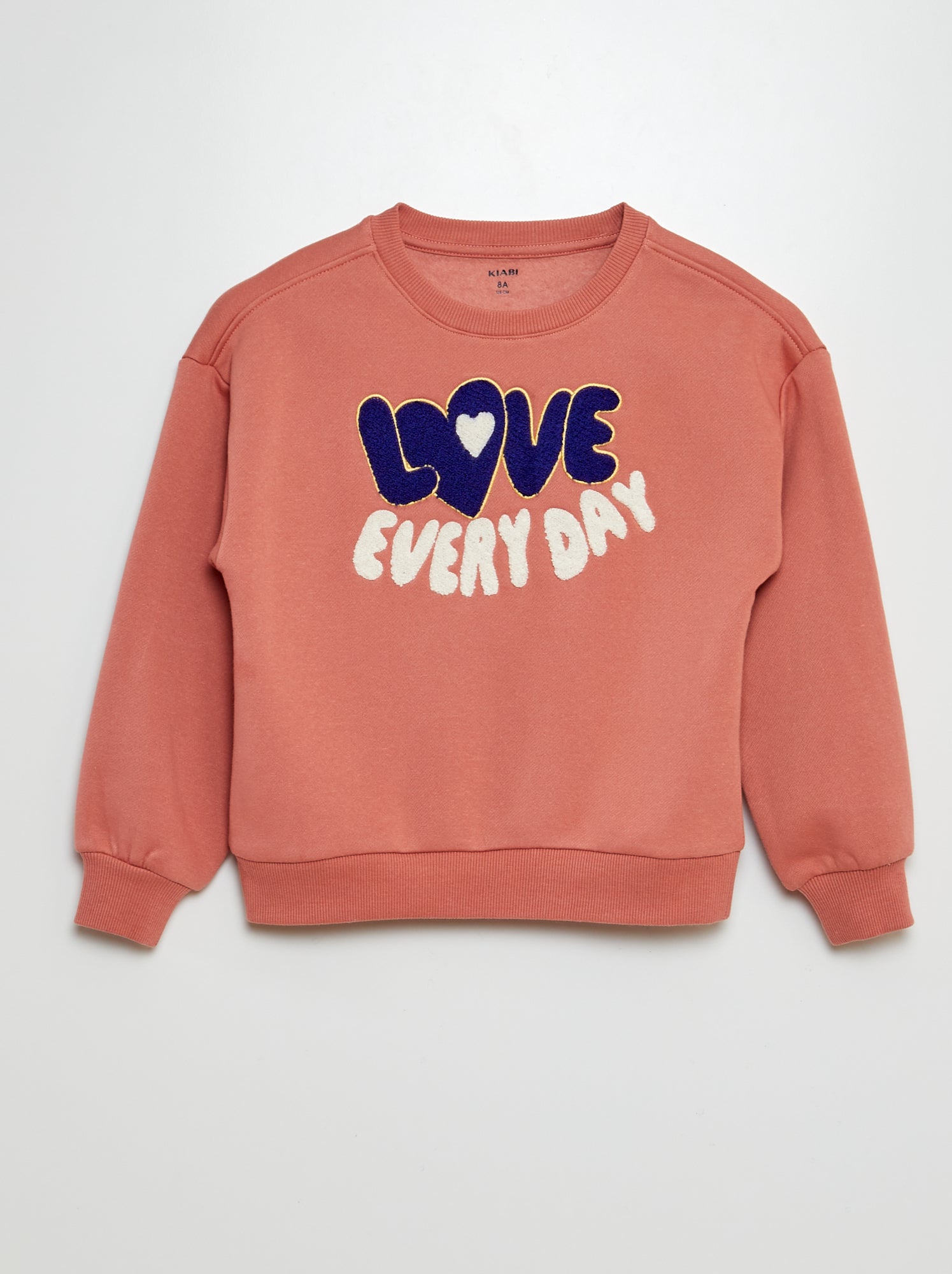Sweat à Capuche Rose Avec Poche Kangourou Et Motif Chat Noir - Taille L, été/automne