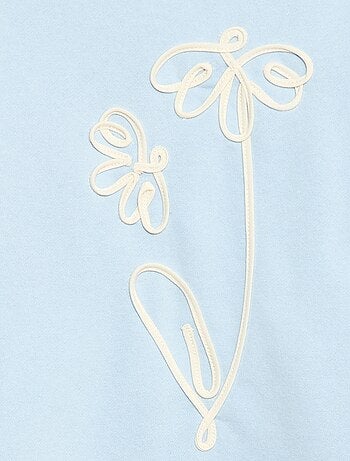 Sweat à col rond avec motif en cordelette