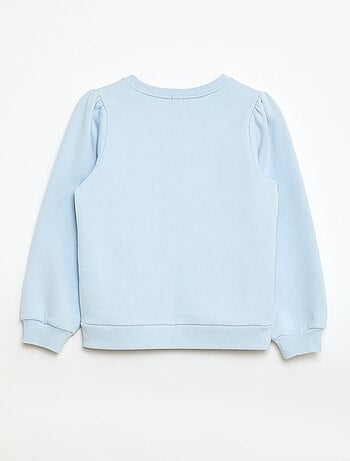 Sweat à col rond avec motif en cordelette