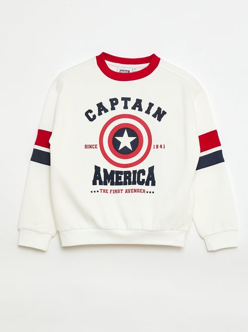 Sweat à col rond 'Captain America' - Kiabi