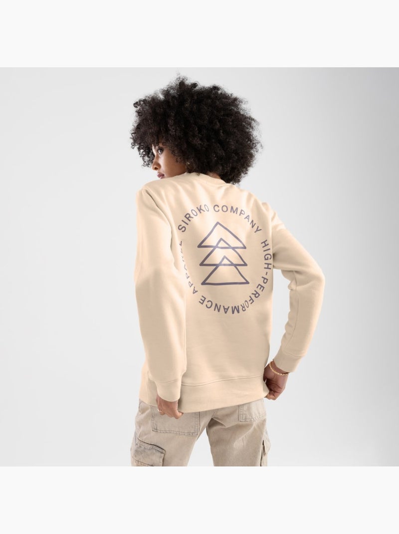 Sweat à col rond femme lifestyle femme stream-w Beige - Kiabi