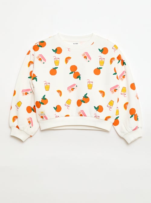 Sweat à col rond imprimé - Grafik Edition - Kiabi Sweat à col rond imprimé - Grafik Edition - Kiabi