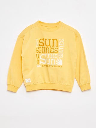 Sweat à col rond imprimé - Grafik Edition
