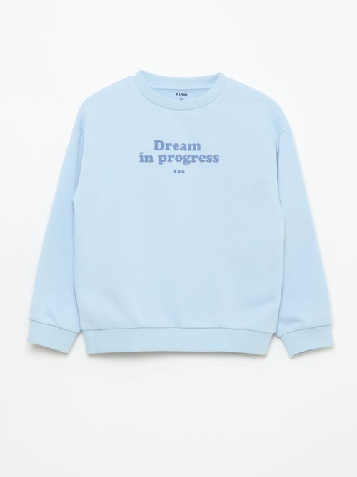 Sweat à col rond imprimé - Kiabi