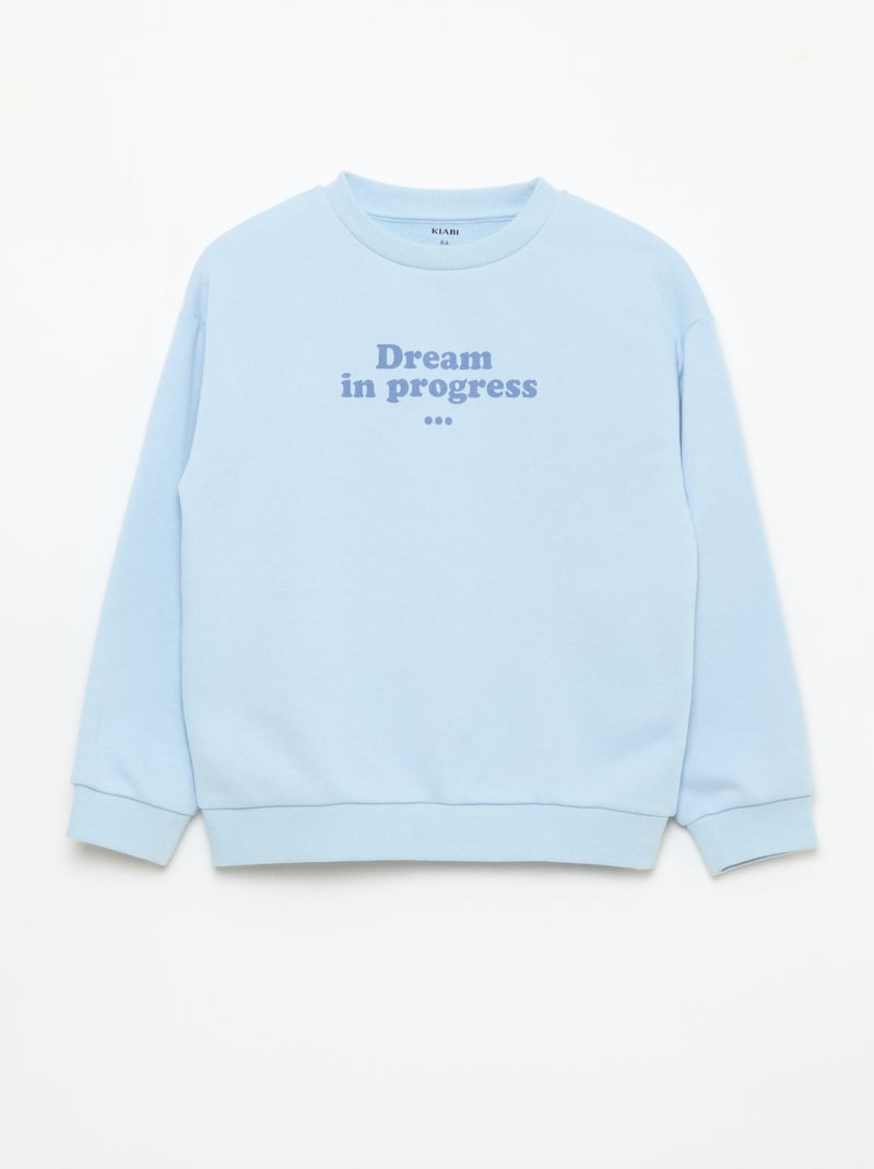 Sweat à col rond uni - Vert - Homme - 6.00