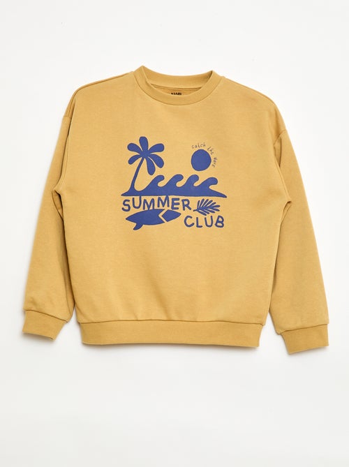 Sweat à col rond imprimé - Kiabi