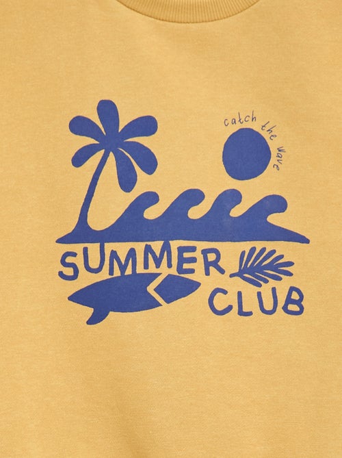 Sweat à col rond imprimé - Kiabi