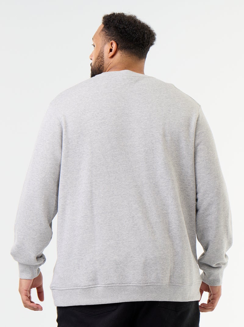 Sweat à col rond imprimé 'Original Edition' Gris - Kiabi