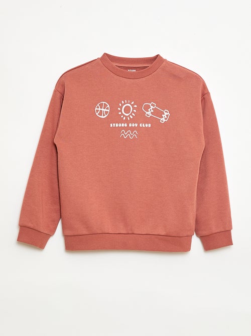 Sweat à col rond imprimé - Kiabi