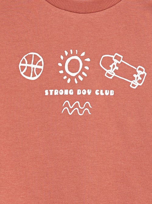 Sweat à col rond imprimé - Kiabi