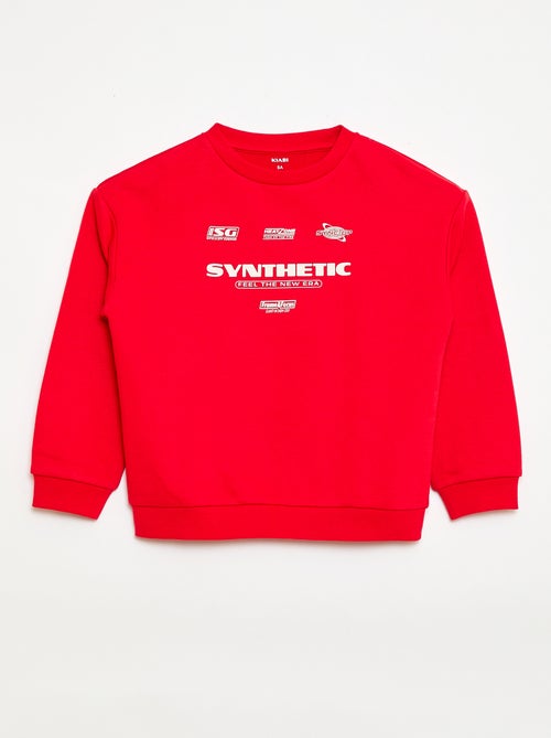 Sweat à col rond imprimé - Kiabi