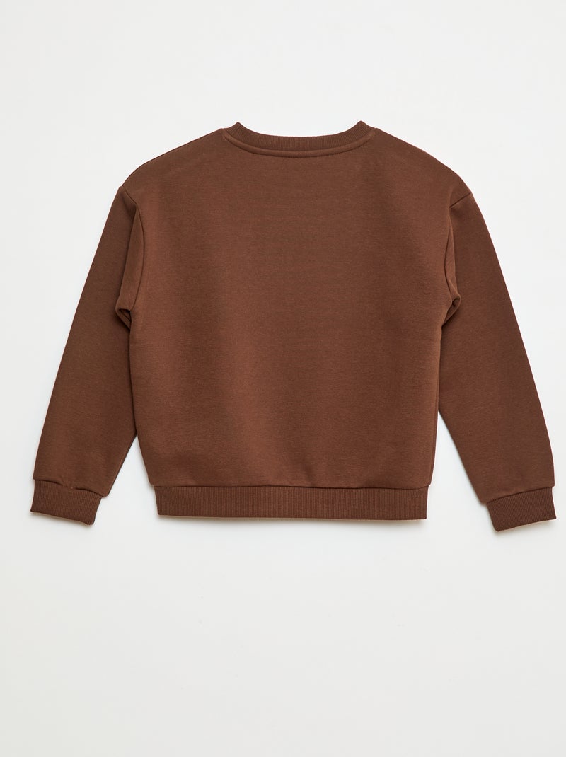 Sweat à col rond 'Jurassic World' Marron - Kiabi