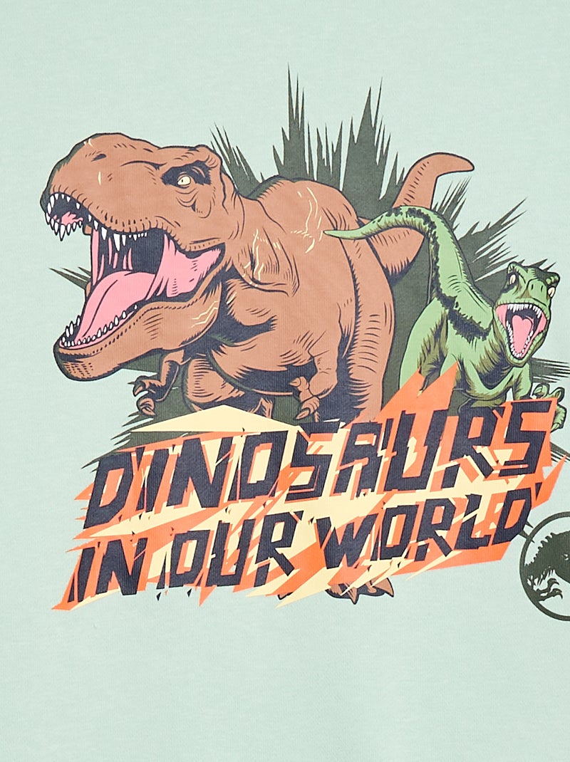 Sweat à col rond 'Jurassic World' Vert - Kiabi