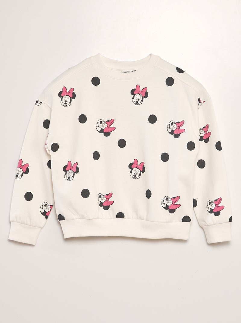Sweat à col rond 'Minnie' Beige 'Minnie' - Kiabi