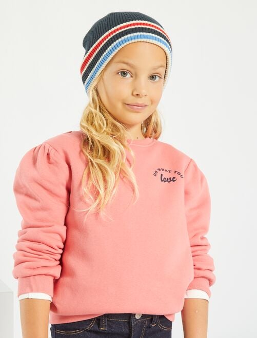 Sweat en polaire 'Stitch' 'Disney' - Rose - Kiabi - 20.00€