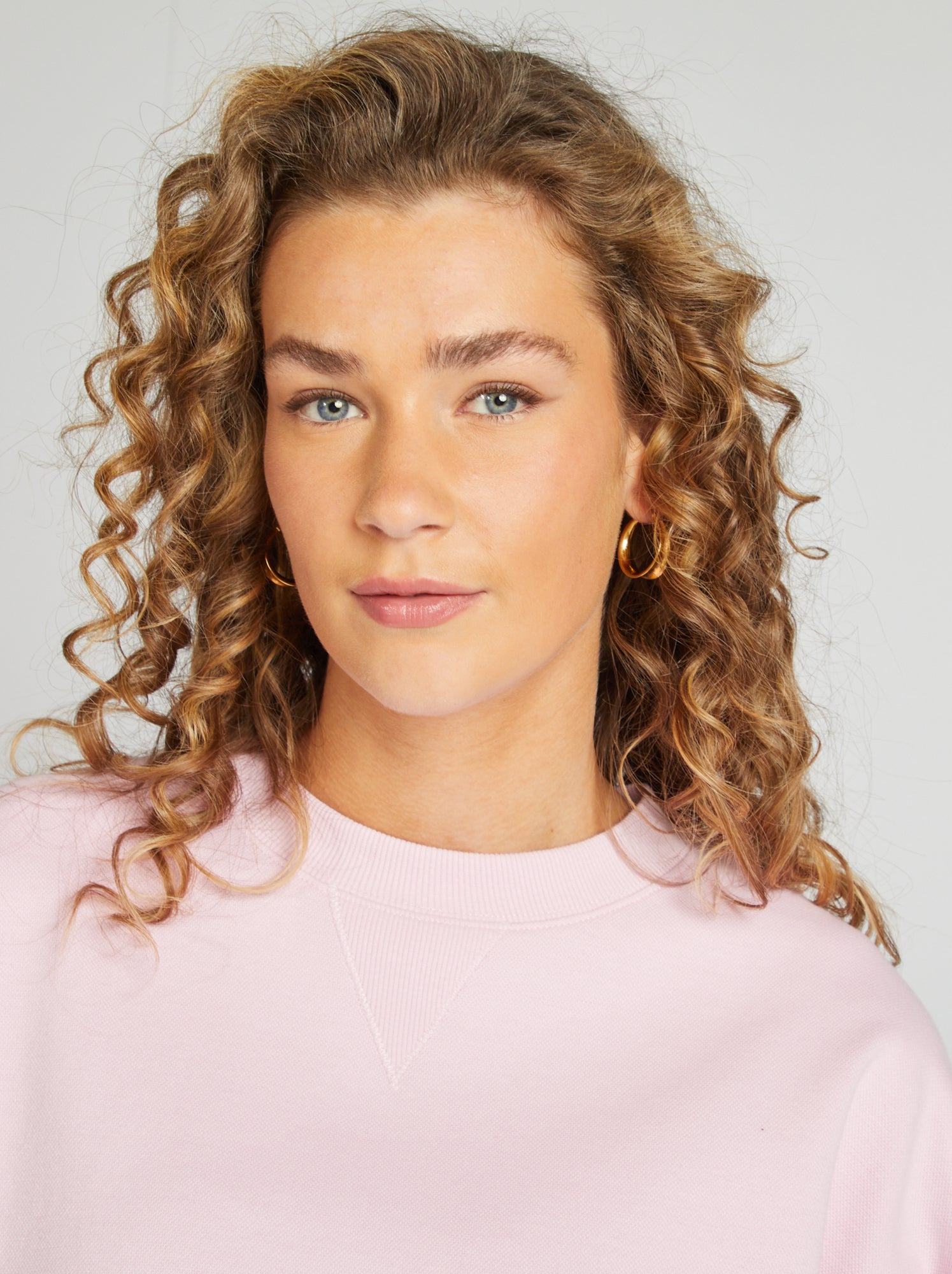 Pull En Maille Col Rond Manches Longues Rose Lou - 3 Suisses