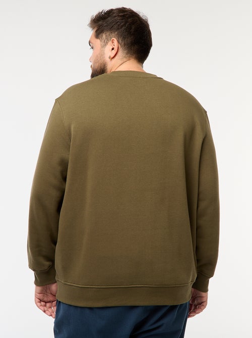 Sweat à col rond uni - Kiabi