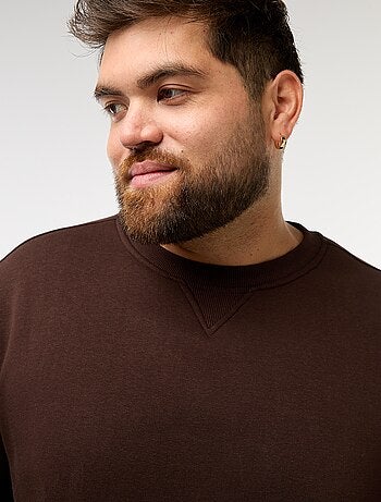 Sweat à col rond uni