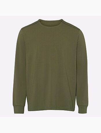 T-shirt à encolure ronde épaulettes devant - taille standard - moda vilona