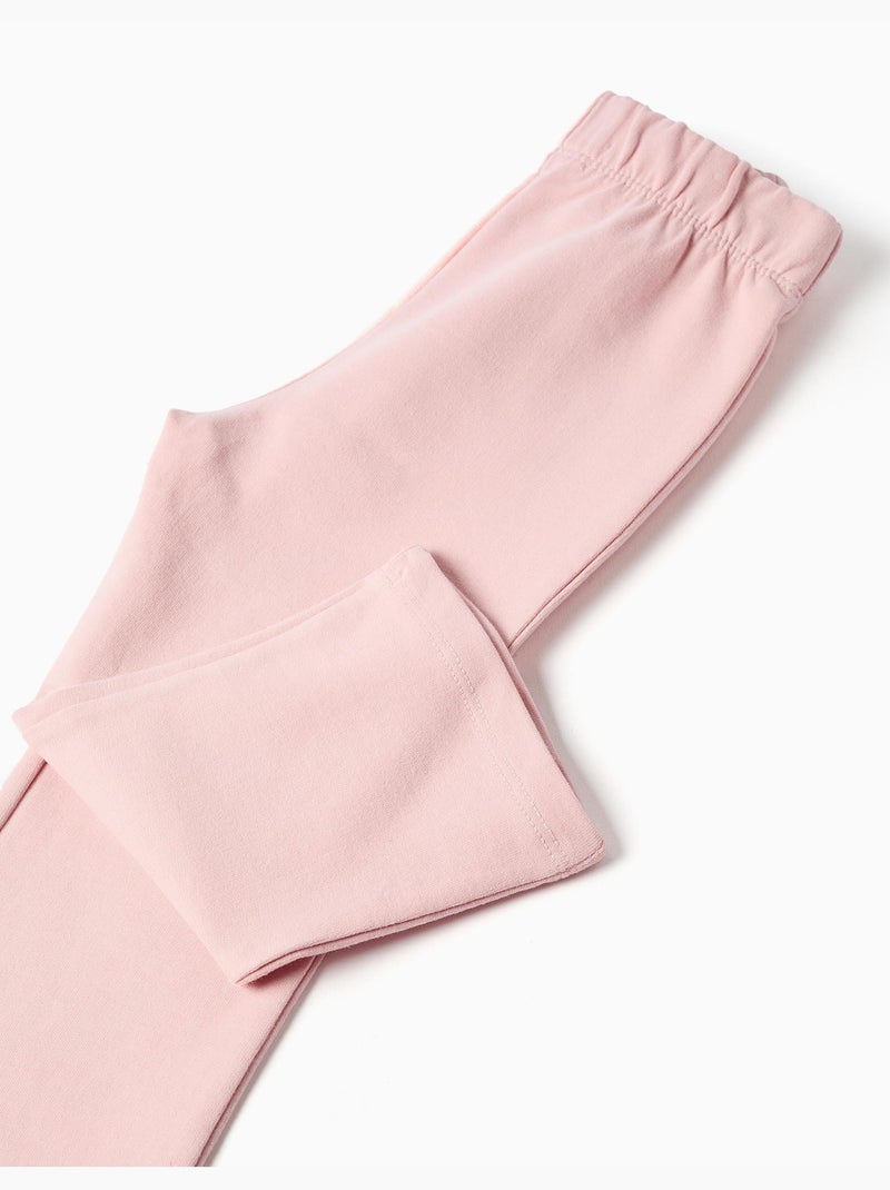 Sweat à imprimé floral + pantalon évasé Rose - Kiabi